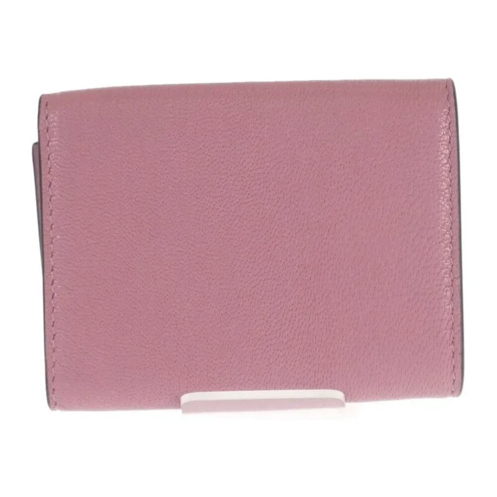Christian Dior Saddle Compact Wallet S5653 Cceh Trifold Wallet Goatskin Lavender